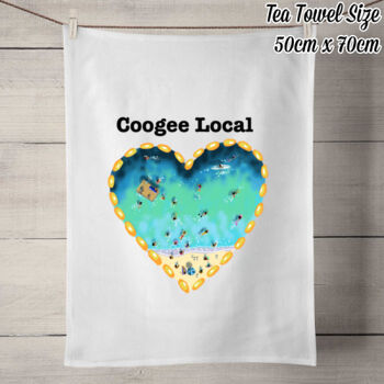 Coogee Local -  Tea Towel 100% Linen Thumbnail