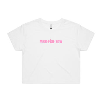 Shitty Kitty Crop Top (Mee-Fkn-Yow) Thumbnail